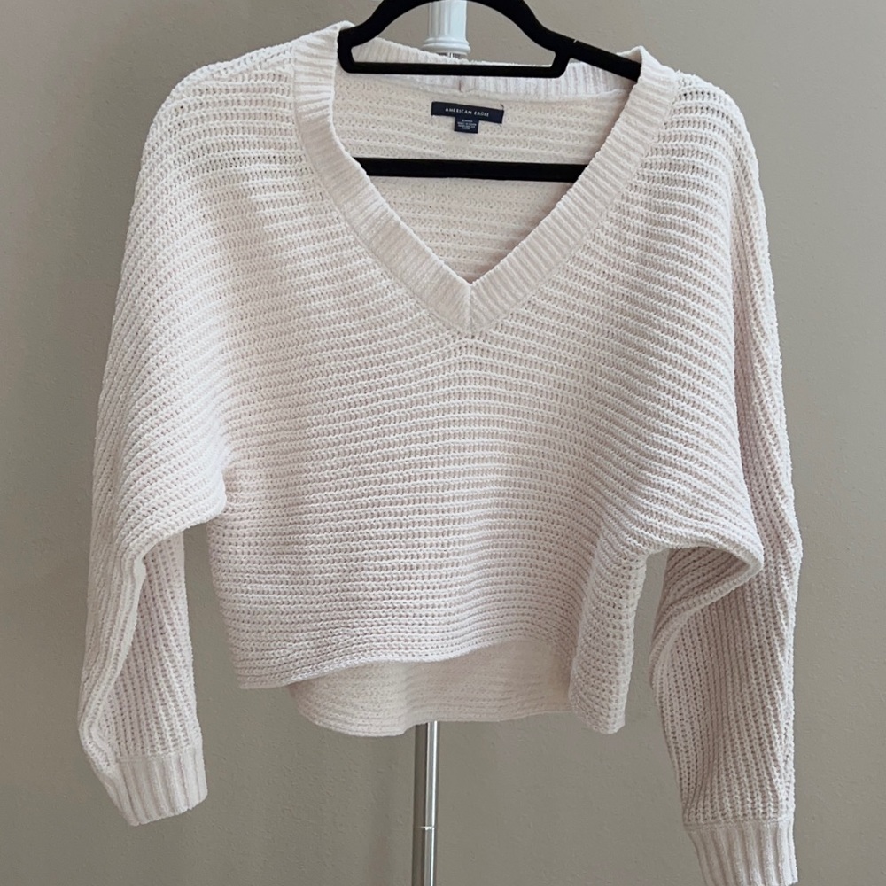 Cropped Sweater Ivory